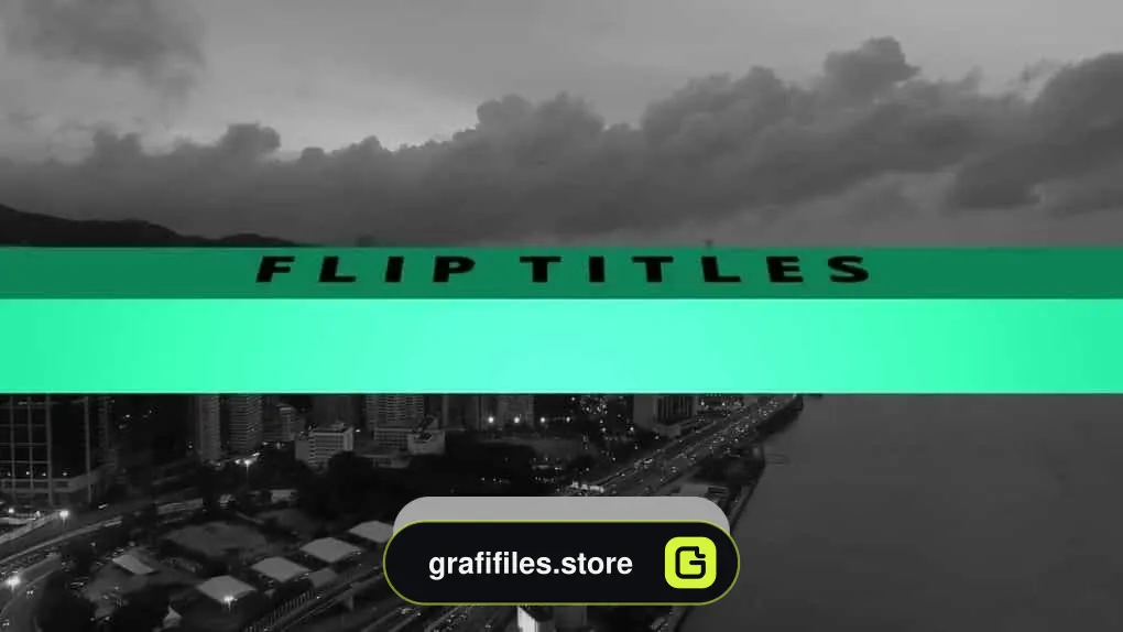 پروژه آماده تایتل برای داوینچی ریزالو – Flip Titles