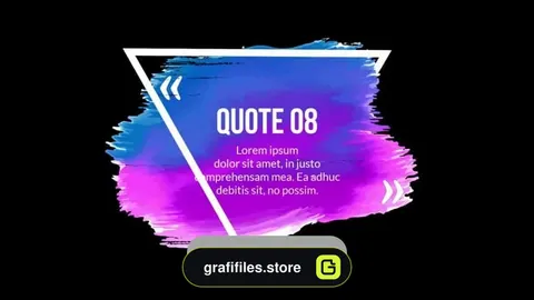 پروژه آماده نقل قول (سخن بزرگان) برای داوینچی ریزالو – Grunge Quote Titles