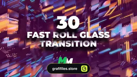 مجموعه 30 پریست ترانزیشن آماده پریمیر – Fast Roll Glass Transition