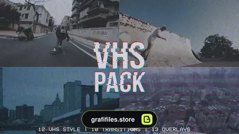 پکیج پریست نوار ویدیو برای پریمیر – VHS Pack