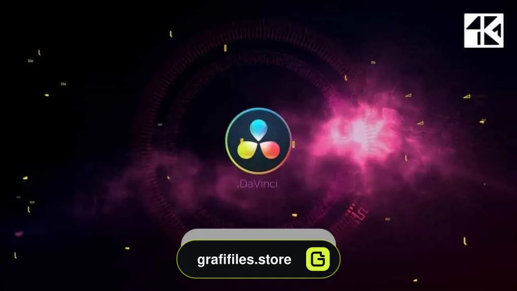 پروژه آماده لوگو پارازیت برای داوینچی ریزالو – Logo Glitch Flash 4K