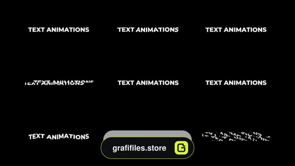 دانلود پریست متن انیمیت برای پریمیر – Text Animation Pack