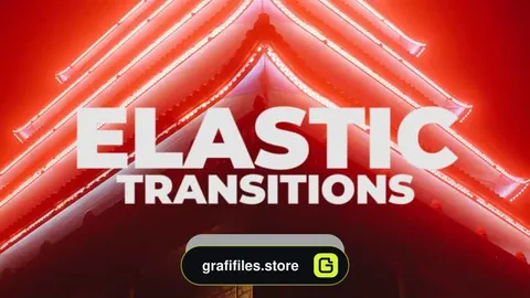 پریست ترنزیشن موج برای پریمیر – Elastic Transitions