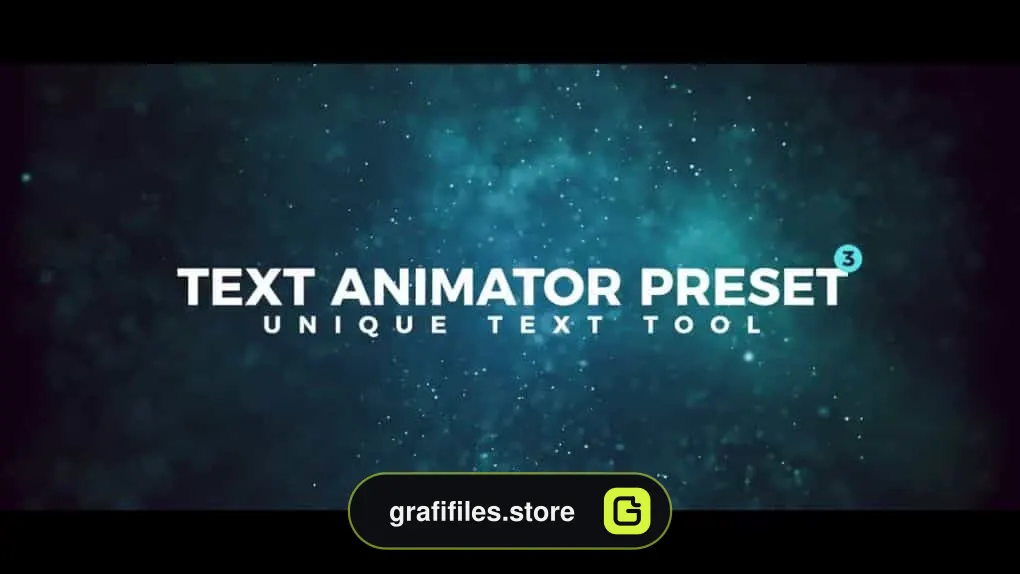 پریست متحرک سازی متن مخصوص پریمیر – Text Animator Preset V3