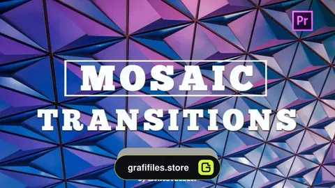 پریست ترنزیشن موزاییک برای پریمیر – Mosaic Transitions