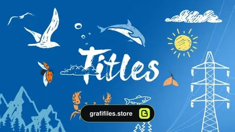 پروژه آماده موشن گرافیک سفر Vacation Travel Hand Drawn Titles