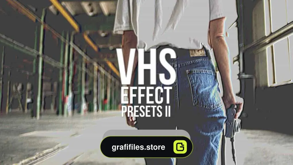 دانلود پریست پریمیر افکت نوار ویدئو – VHS Effect Presets V2