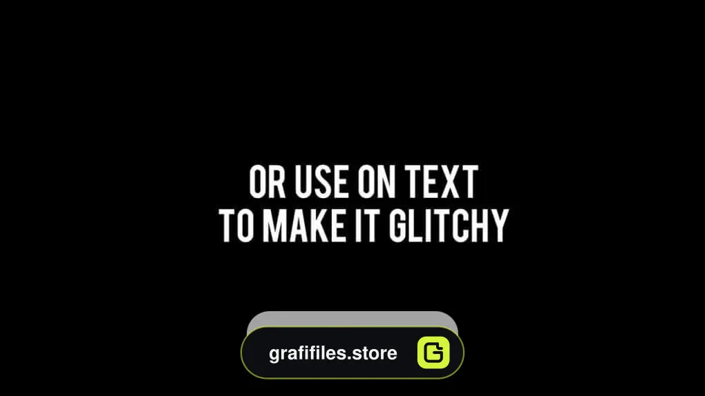 پریست نویز و پارازیت پریمیر Universal Glitch Presets