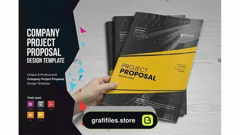 دانلود قالب ایندیزاین پروپوزال پروژه تجاری Project Business Proposal V5