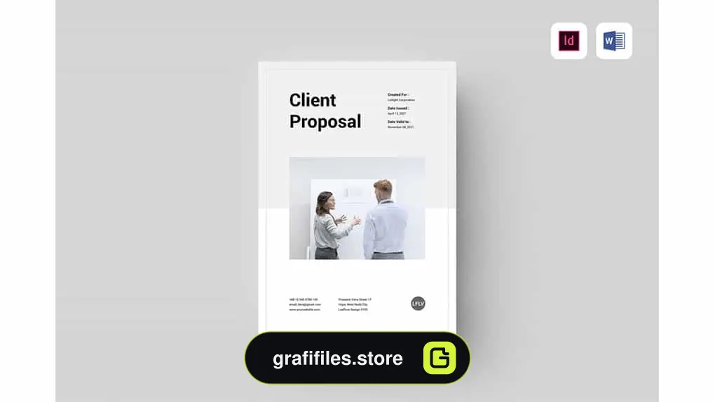 دانلود قالب آماده ورد پروپوزال Proposal | MS Word & Indesign