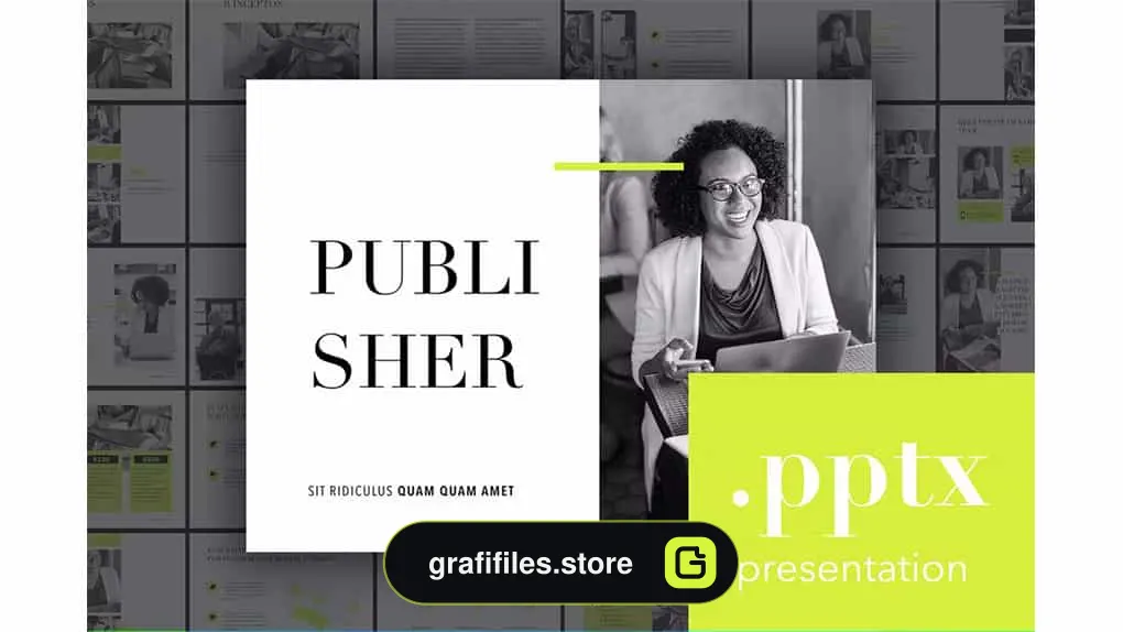 دانلود قالب پاورپوینت Publisher PowerPoint Template