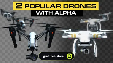 دانلود فوتیج کوادکوپتر Quadcopters Flying Pack