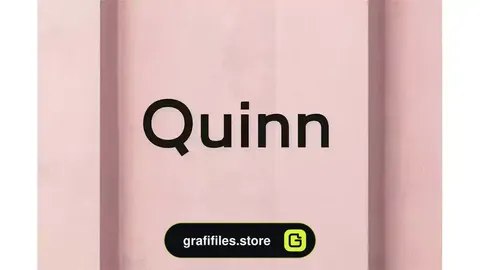 دانلود فونت انگلیسی مدرن Quinn – A minimal sans serif