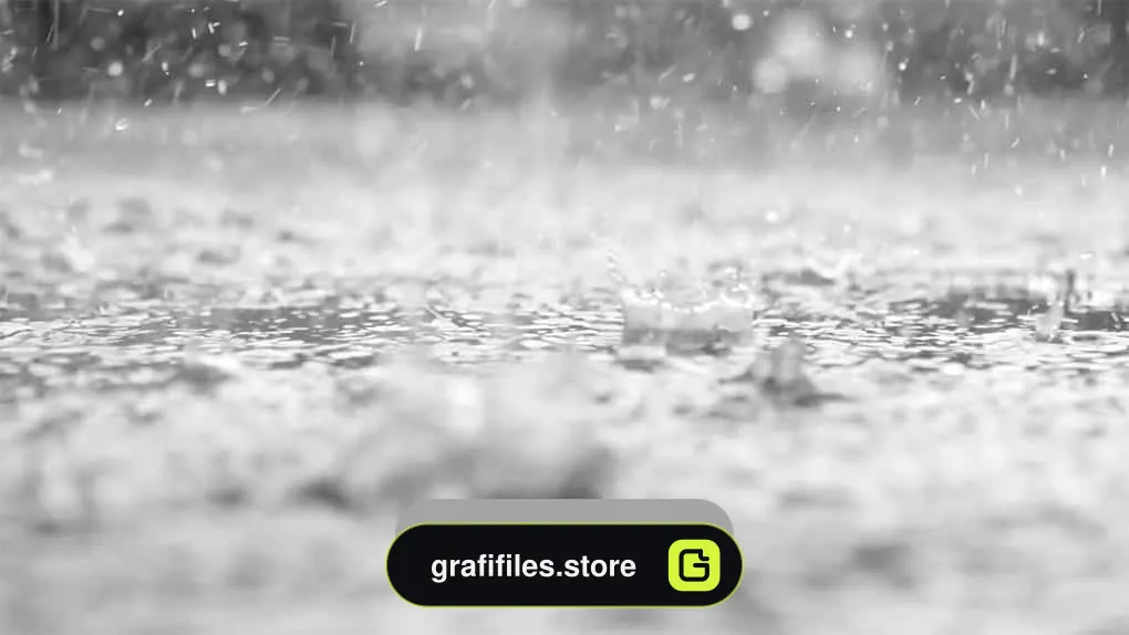 فوتیج قطرات باران Rain Drops