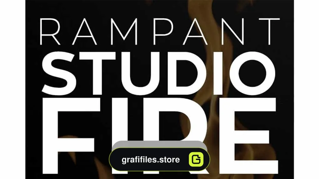 دانلود فوتیج آتش Rampant Design Tools – Studio Fire
