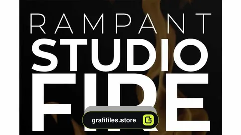 دانلود فوتیج آتش Rampant Design Tools – Studio Fire