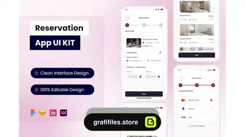 دانلود رابط کاربری اپلیکیشن رزرویشن Reservation Mobile App