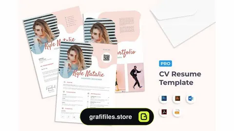 دانلود قالب آماده ورد رزومه تجاری Resume Word