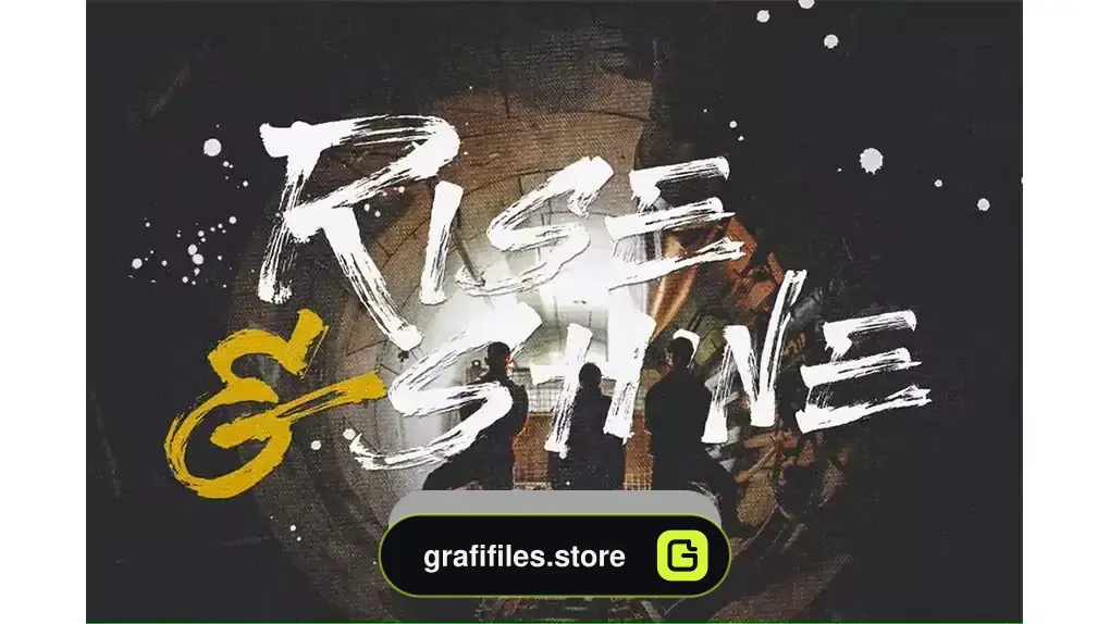 دانلود فونت انگلیسی Rise &amp; shine