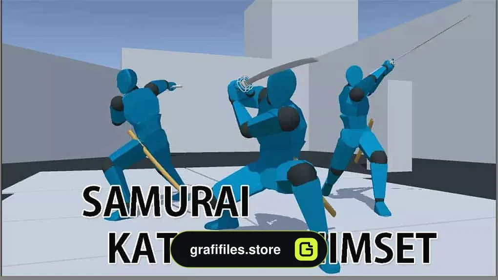 دانلود پروژه Samurai Katana AnimSet برای یونیتی