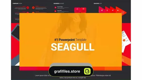 دانلود قالب پاورپوینت SEAGULL Powerpoint Template