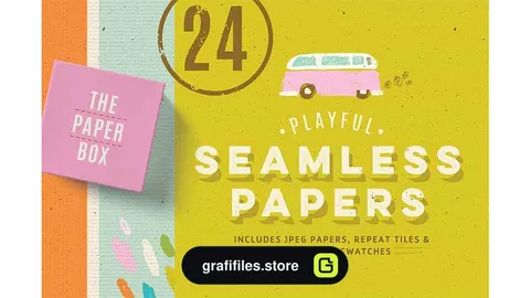 دانلود تکسچر کاغذ بدون درز Seamless paper texture pack