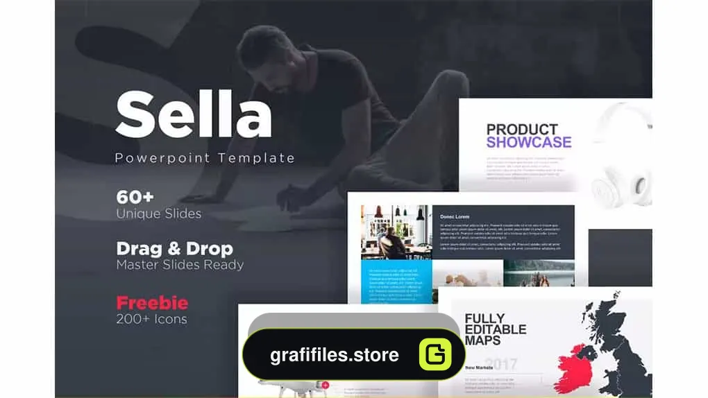 دانلود قالب پاورپوینت Sella Powerpoint Template