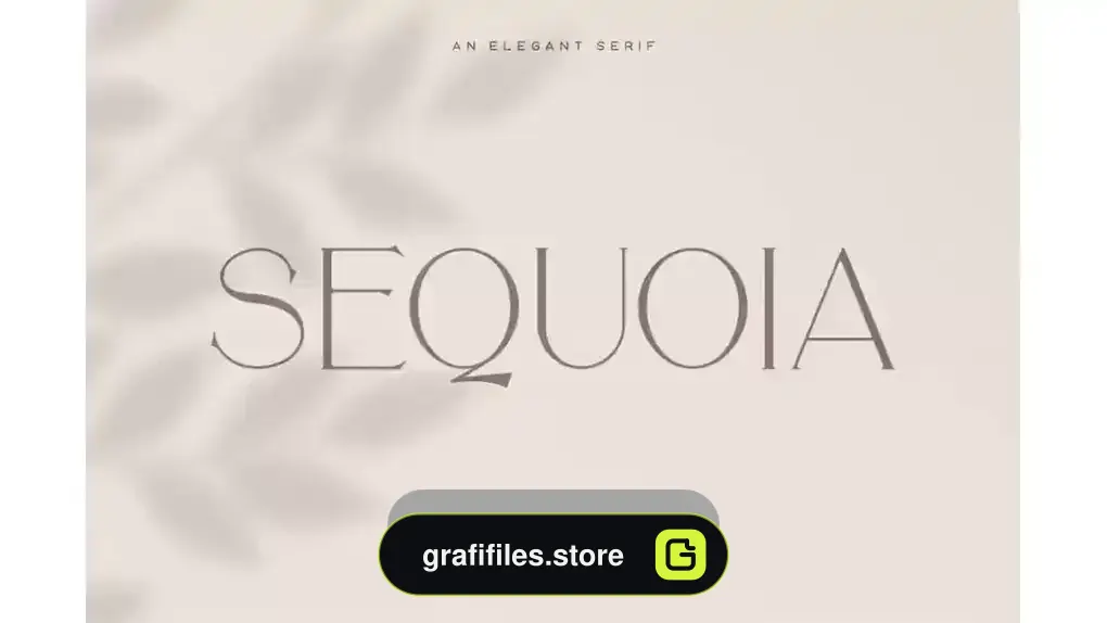 دانلود فونت انگلیسی Sequoia Typeface