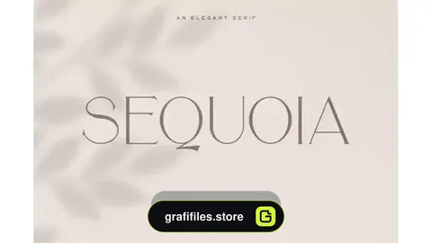 دانلود فونت انگلیسی Sequoia Typeface