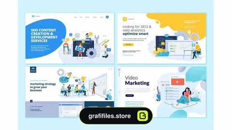 دانلود قالب طراحی وبسایت Set of Web Design Templates