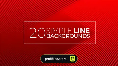 دانلود بک گراند موشن گرافیک خطوط ساده Simple Line Backgrounds Pack
