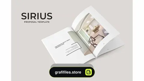 دانلود قالب ایندیزاین پروپوزال Sirius Proposal Template