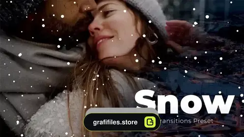 دانلود ترانزیشن پریمیر بارش برف Snow Transitions