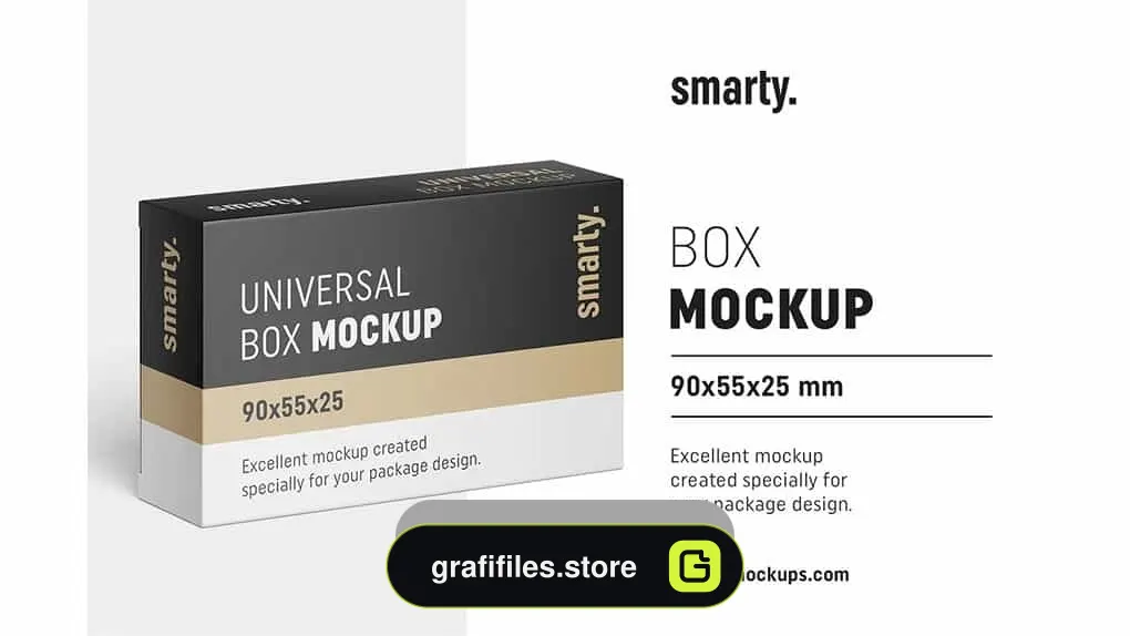 دانلود موکاپ جعبه صابون Soap Box Mockup