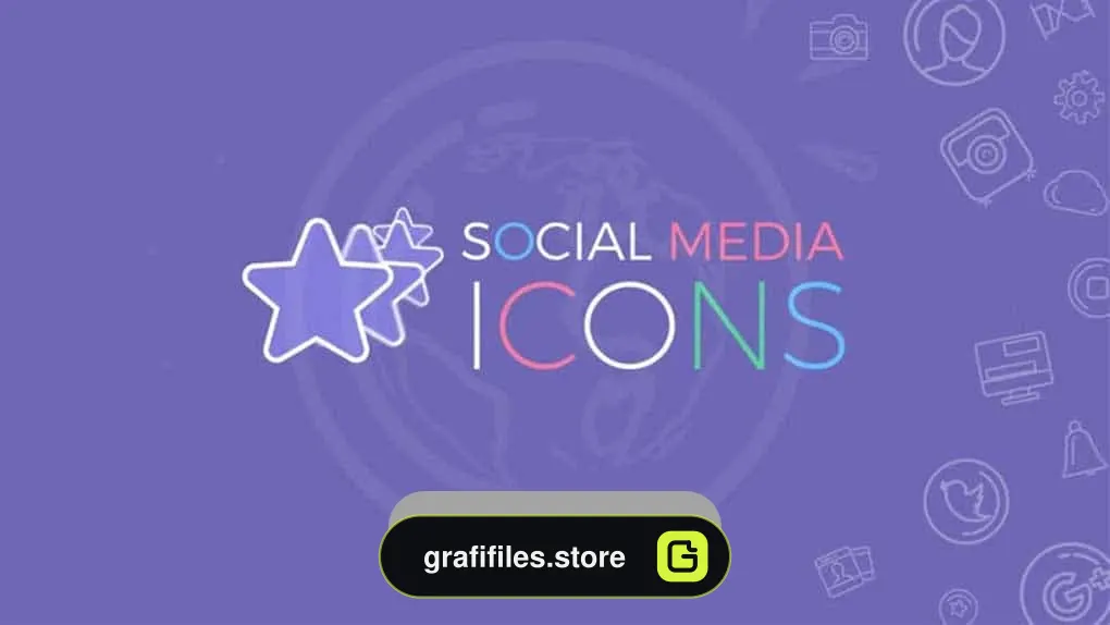 دانلود آیکون متحرک شبکه اجتماعی Social Media Icons