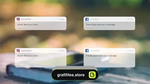پروژه فاینال کات پرو پیام متنی شبکه اجتماعی Social Media Messages