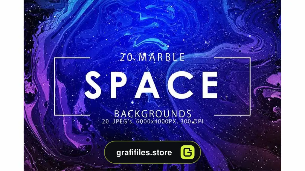 دانلود بک گراند فضایی Space Marble Backgrounds