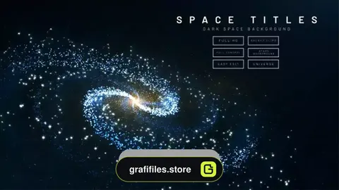 پروژه افترافکت تایتل فضایی Space Titles