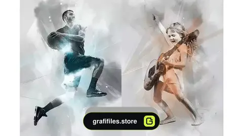 دانلود اکشن فتوشاپ افکت طیف نوری Spectrum Photoshop Action