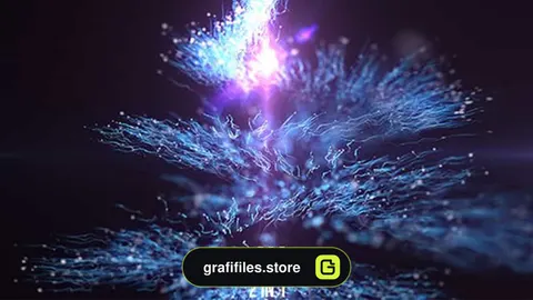 دانلود بک گراند موشن گرافیک پارتیکل Spiral Particles