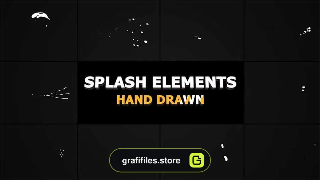 دانلود المان موشن گرافیک Splash Animated Elements