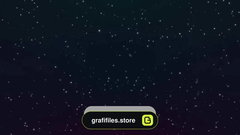 دانلود بک گراند متحرک ستاره در آسمان شب Stars Dark Background