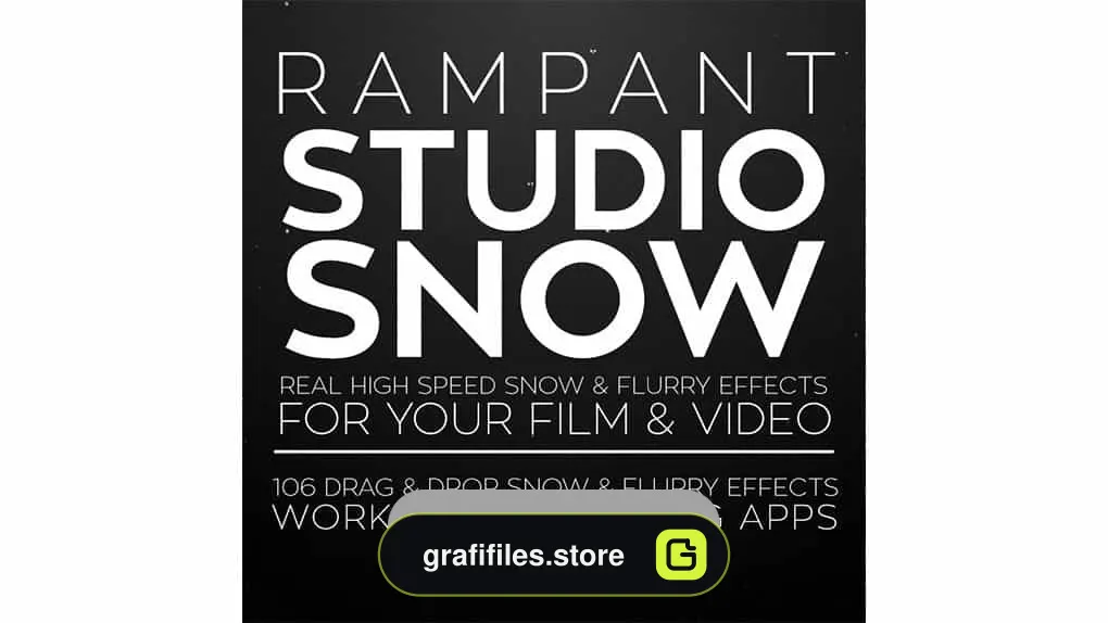 دانلود فوتیج برف Studio Snow