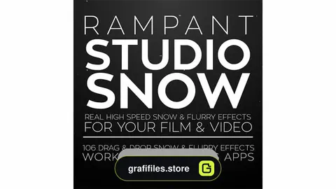 دانلود فوتیج برف Studio Snow