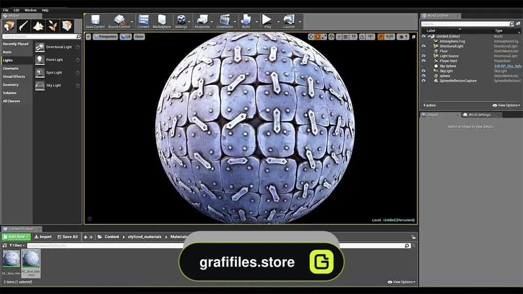 دانلود متریال Stylized PBR برای آنریل انجین