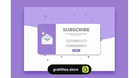 دانلود قالب لایه باز اشتراک پاپ آپ Subscription Pop-Up.01