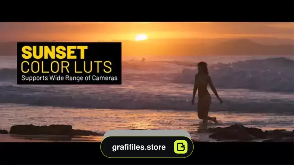 دانلود پریست اصلاح رنگ غروب آفتاب Sunset LUTs