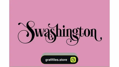 دانلود فونت انگلیسی Swashington