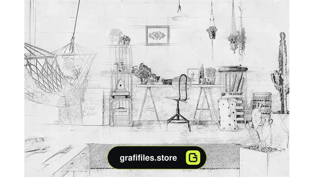 دانلود اکشن فتوشاپ افکت هنری Technical Art 3 Photoshop Action