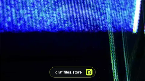 فوتیج برفک تلویزیون Television Static And Noise